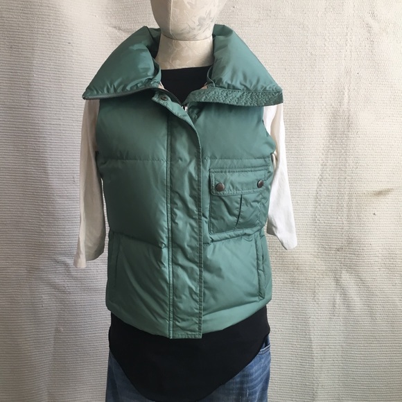 Burberry S Puffer Vest Down Jacket Fur Nova Check - Picture 4 of 8